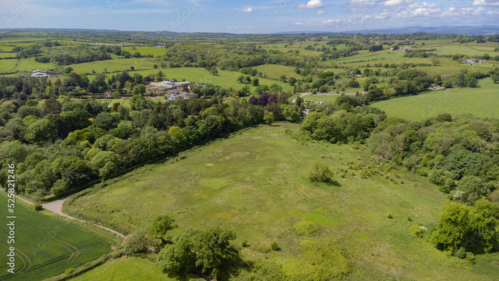 Aerial views over the Vale of glamorgan Aerial views over the Vale of glamorgan