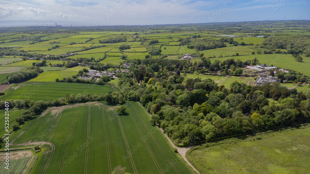 Aerial views over the Vale of glamorgan