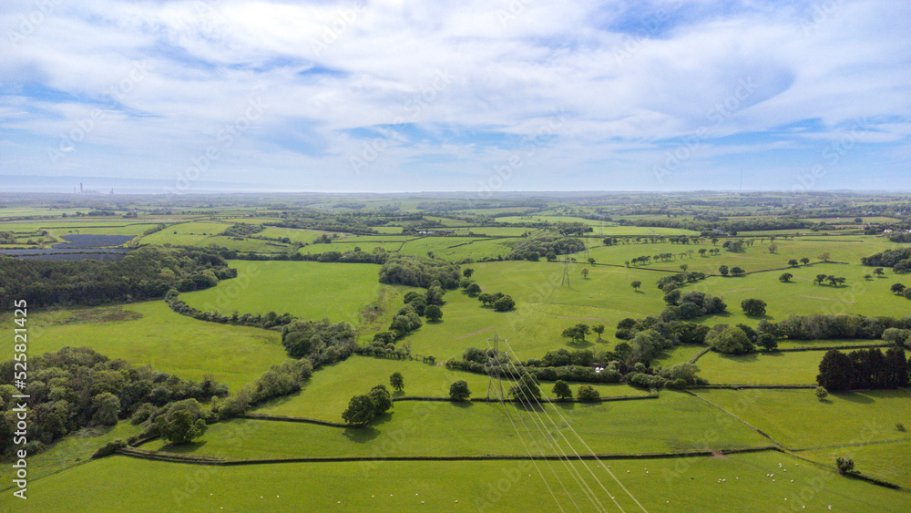 Aerial views over the Vale of glamorgan Aerial views over the Vale of glamorgan