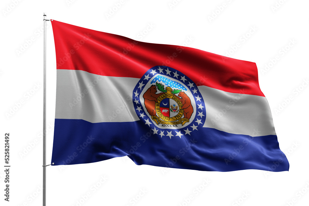 flag real realistic fabric flying wave shine country nation national pole hd transparent png messouri