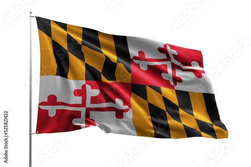 flag real realistic fabric flying wave shine country nation national pole hd transparent png maryland