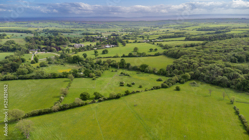 Aerial views over the Vale of glamorgan