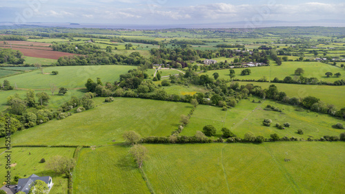 Aerial views over the Vale of glamorgan