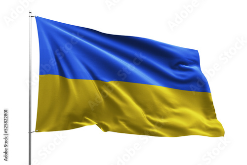 flag national transparent high quality flying realistic real original UKRAINE photo