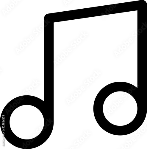 music icon vector image or sign.