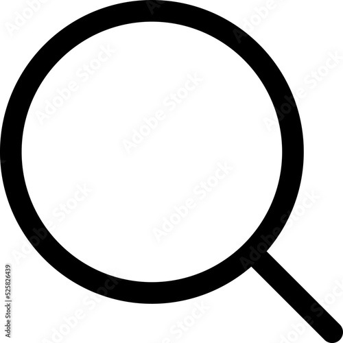 search icon vector image or sign.