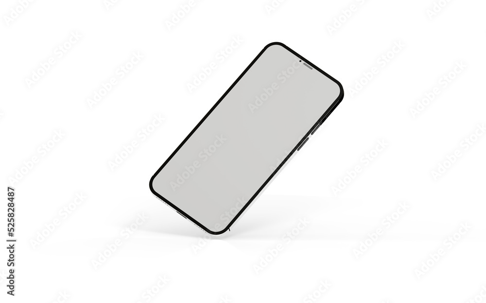 Smartphone. Mobile phone Template. Telephone 3d Smartphone. Mobile phone Template. Telephone 3d