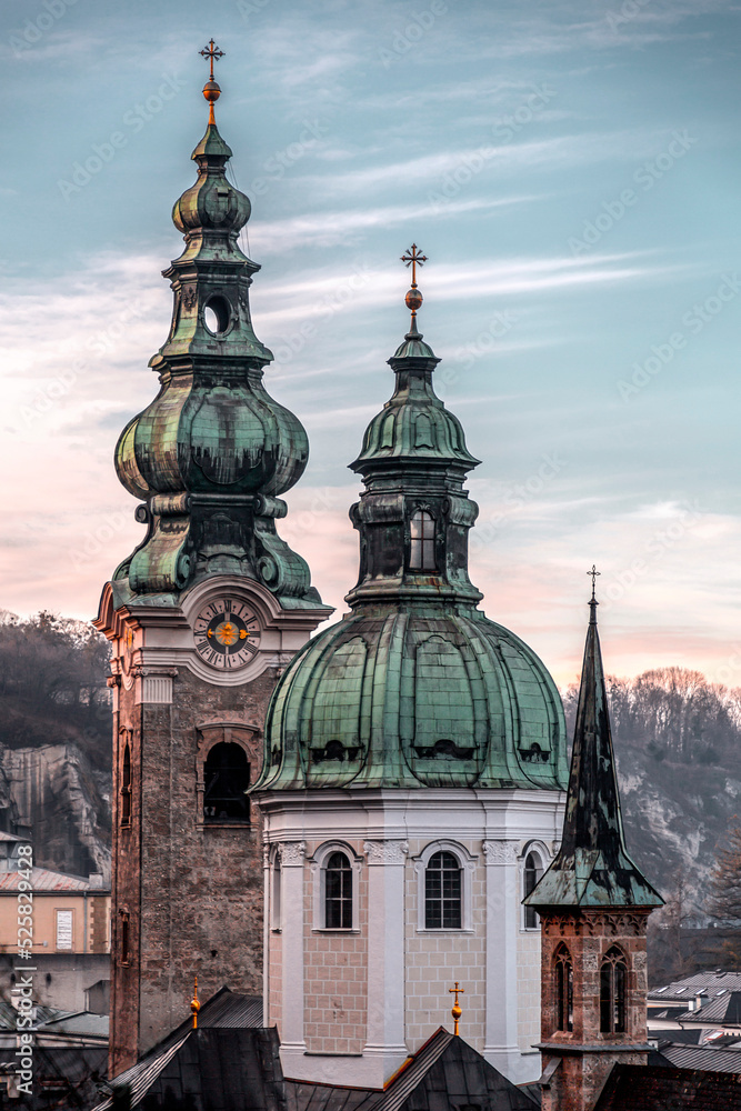 Fototapeta premium St Peter's Abbey, or St Peter's Archabbey is a Benedictine monastery and former cathedral in Salzburg, Austria