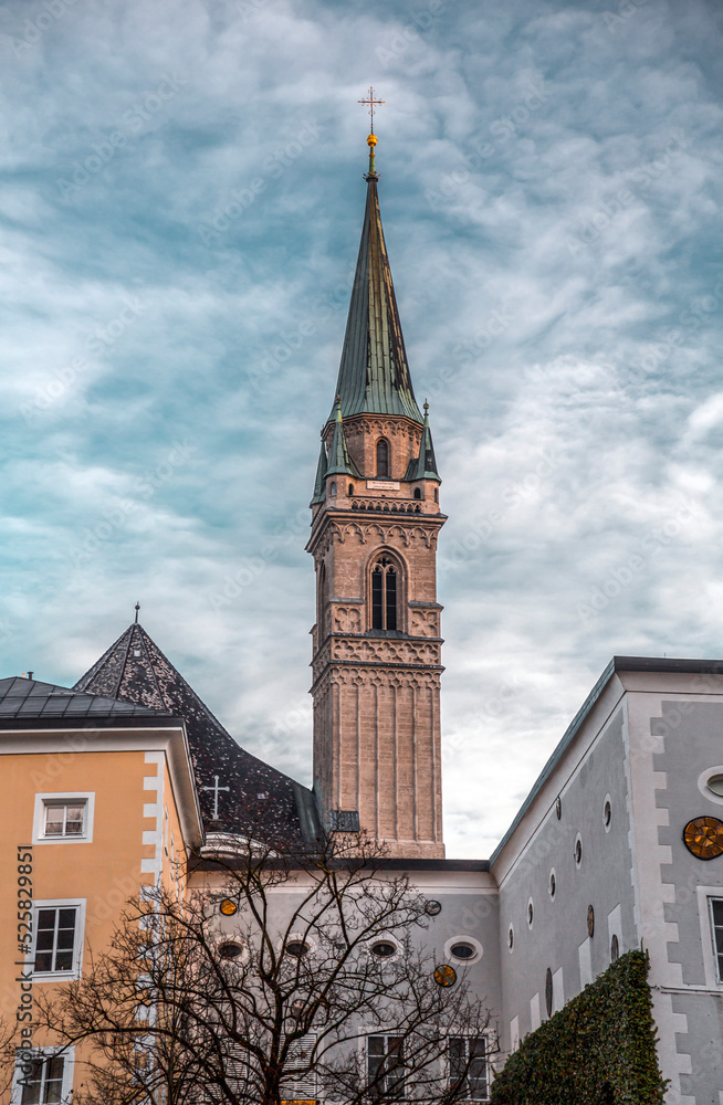 The Franciscan Church, Franziskanerkirche is one of the oldest churches in Salzburg, Austria