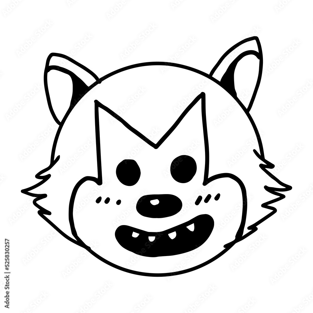 fox in cute animal character illustration design fox in cute animal character illustration design