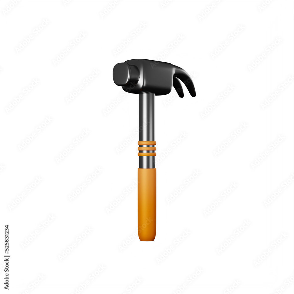 3D Icon Illustration Claw hammers for labor day good for Ui design or social media feed 3D Icon Illustration Claw hammers for labor day good for Ui design or social media feed
