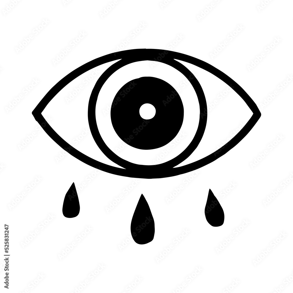 eye in hand drawn illustration design eye in hand drawn illustration design