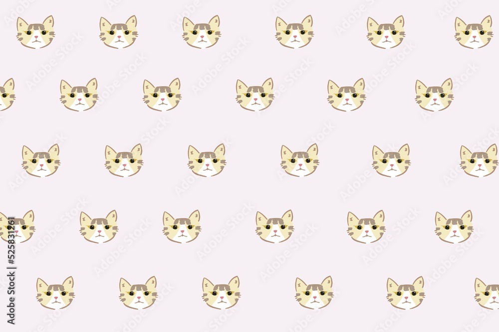 seamless pattern with cats. seamless pattern with cats.