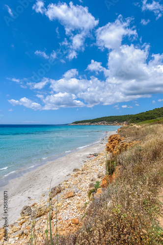 Binigaus Beach in Menorca Island  Spain