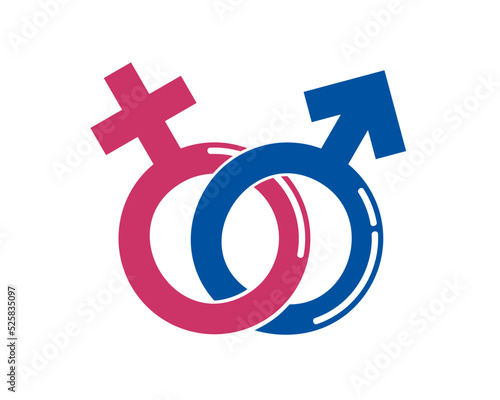 Woman and man gender Symbol