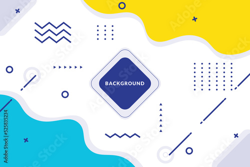 Memphis flat background