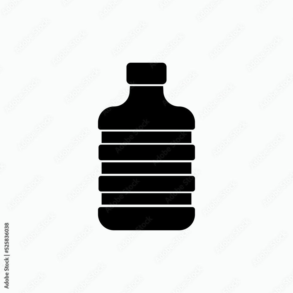 Water Gallon Icon. Liquid Container Symbol - Vector. Water Gallon Icon. Liquid Container Symbol - Vector.