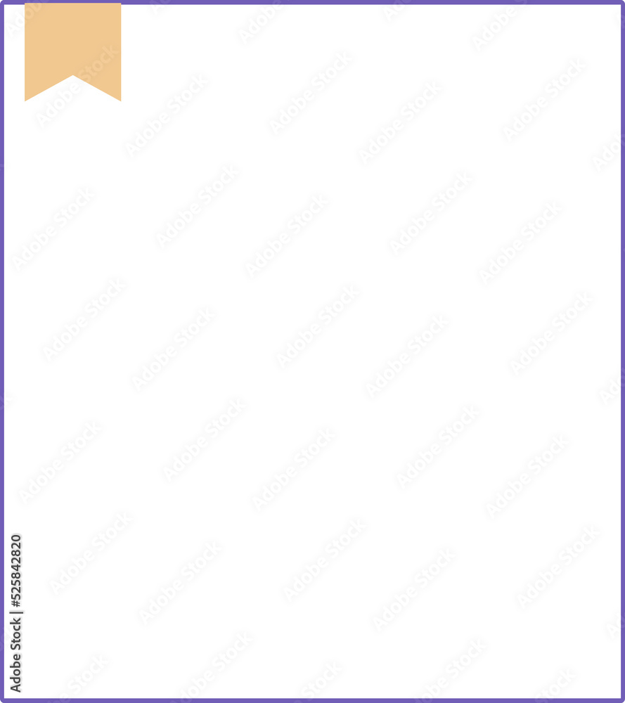 cute colorful planner paper notes, memo, sticky note, reminder, journal decoration