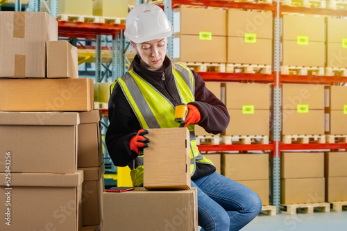 Warehouse woman. Warehouse ...