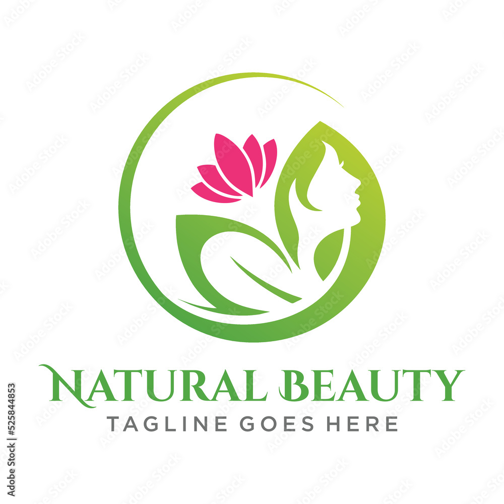 Natural Beauty Logo Design