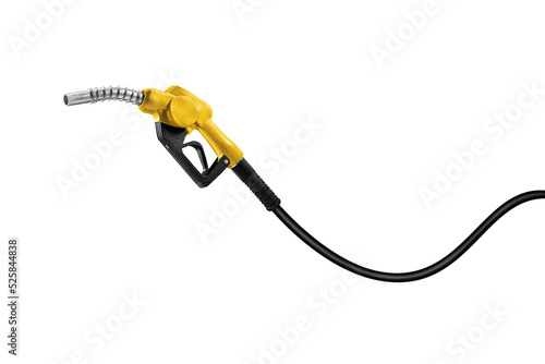 gasoline injector gasoline pump on white background photo