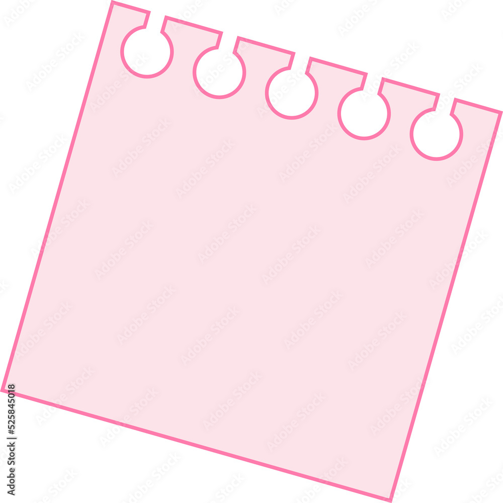 cute pastel pink planner paper notes, notepad, post, memo, sticky note, reminder, journal decoration