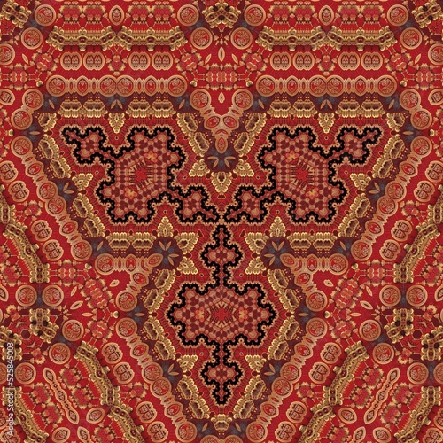 Illustration abstract kaleidoscope, art, wallpaper, design symmetrical, and background. Perfect for batik pattern, bohemian, wall art, frame, backdrop, carpet design, tapestry pattern, mat, facemask.