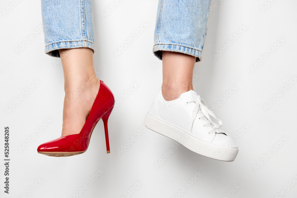 Red High Heel Tennis Shoes Best Sale | bellvalefarms.com