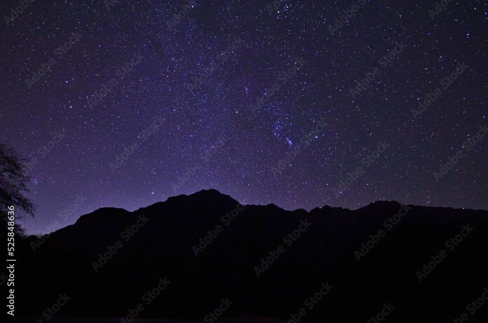 信州 上高地 満天の星空 信州 上高地 満天の星空