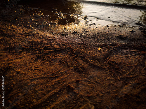sand and water