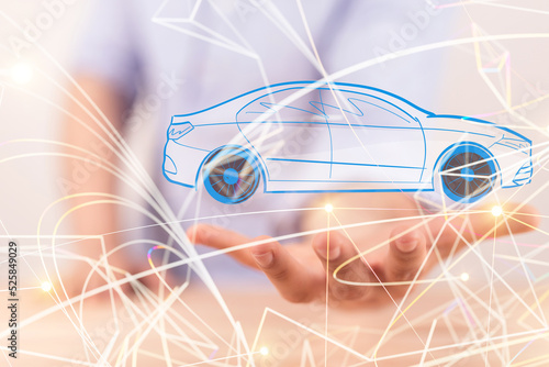 Car and insurance  concept ...