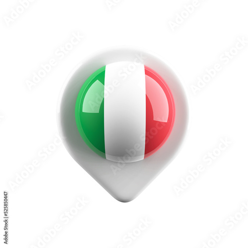 Free Download 3D Icon of Location of Italy - GFXLoad