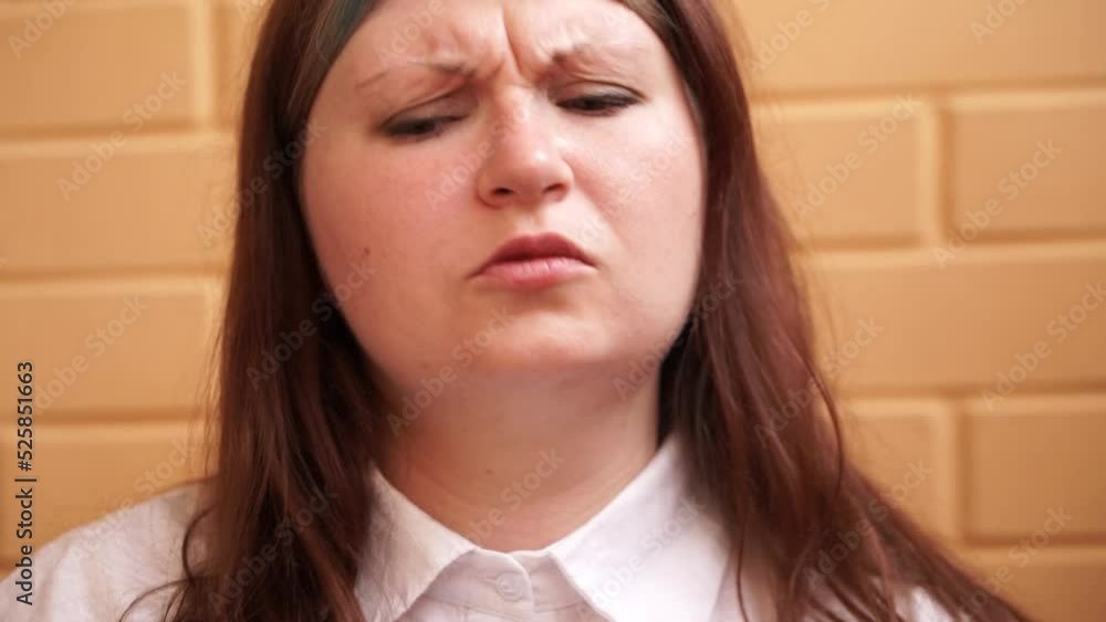 The girl first agrees with something, then denies what has been said, forbids. The girl first agrees with something, then denies what has been said, forbids.