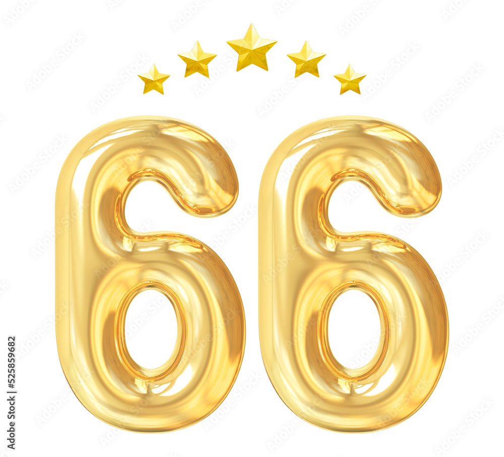 66 years anniversary golden number 66 years anniversary golden number