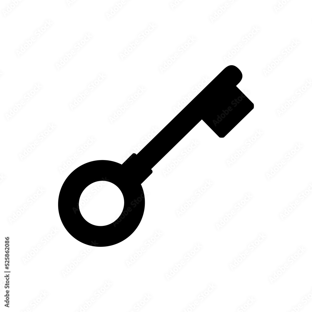 key icon vector illustration logo template for many purpose. Isolated on white background. key icon vector illustration logo template for many purpose. Isolated on white background.