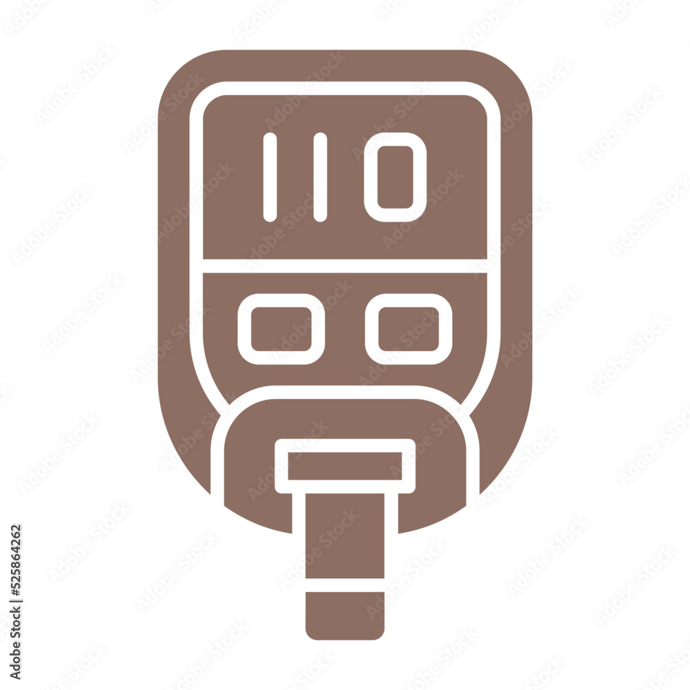Diabetes Test Multicolor Glyph Icon Diabetes Test Multicolor Glyph Icon