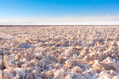 Lithium reserves in the salar de atacama at the Atacama desert in Chile.