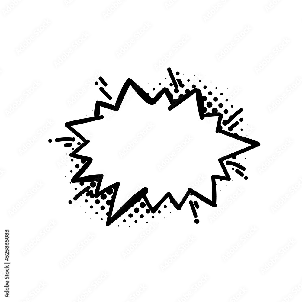 Comic speech bubble collection Freehand drawing Isolated on background. Comic speech bubble collection Freehand drawing Isolated on background.