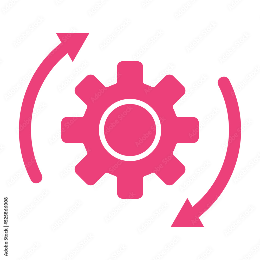 Cycle Multicolor Glyph Icon Cycle Multicolor Glyph Icon