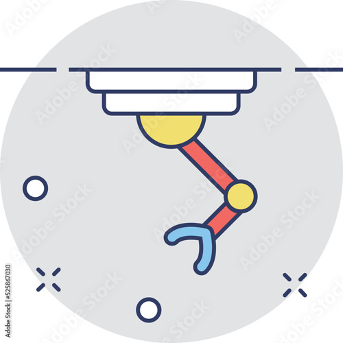 Industrial Arm Vector Icon