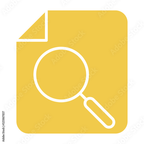 Search Multicolor Glyph Icon