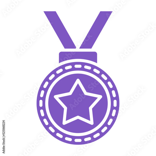 Medal Multicolor Glyph Icon