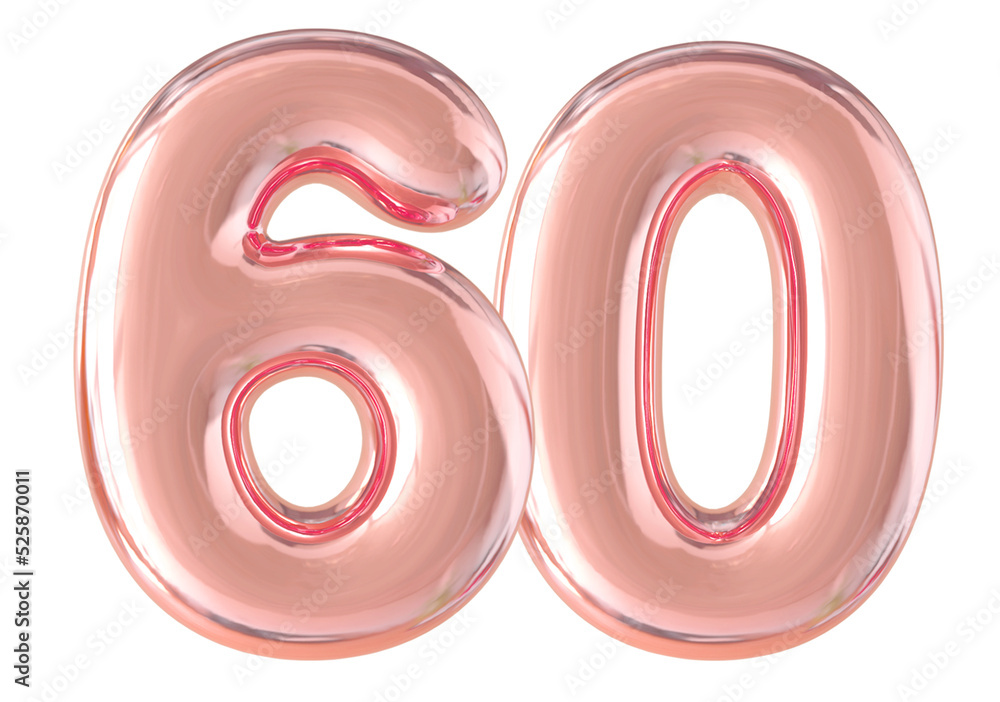 3d render number 60 3d render number 60