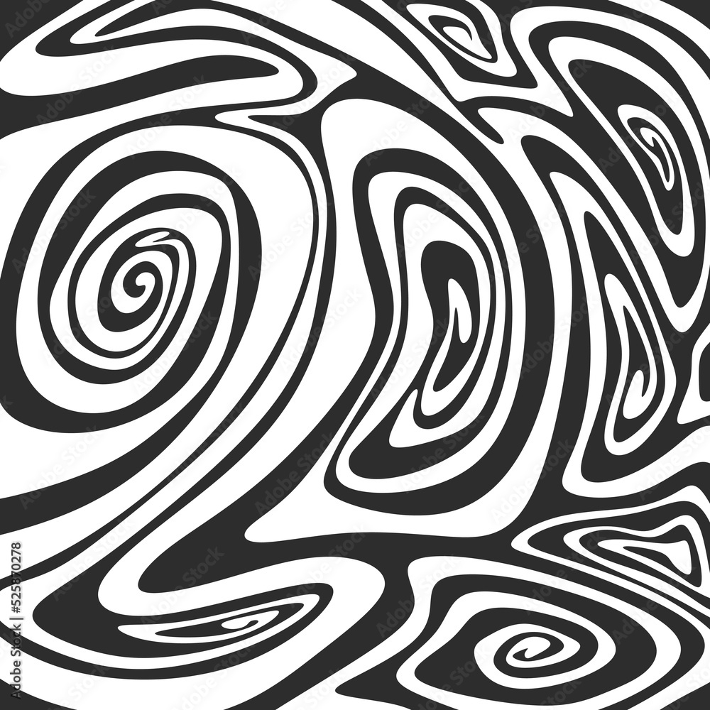 Abstract background with hypnotic wavy lines pattern Abstract background with hypnotic wavy lines pattern