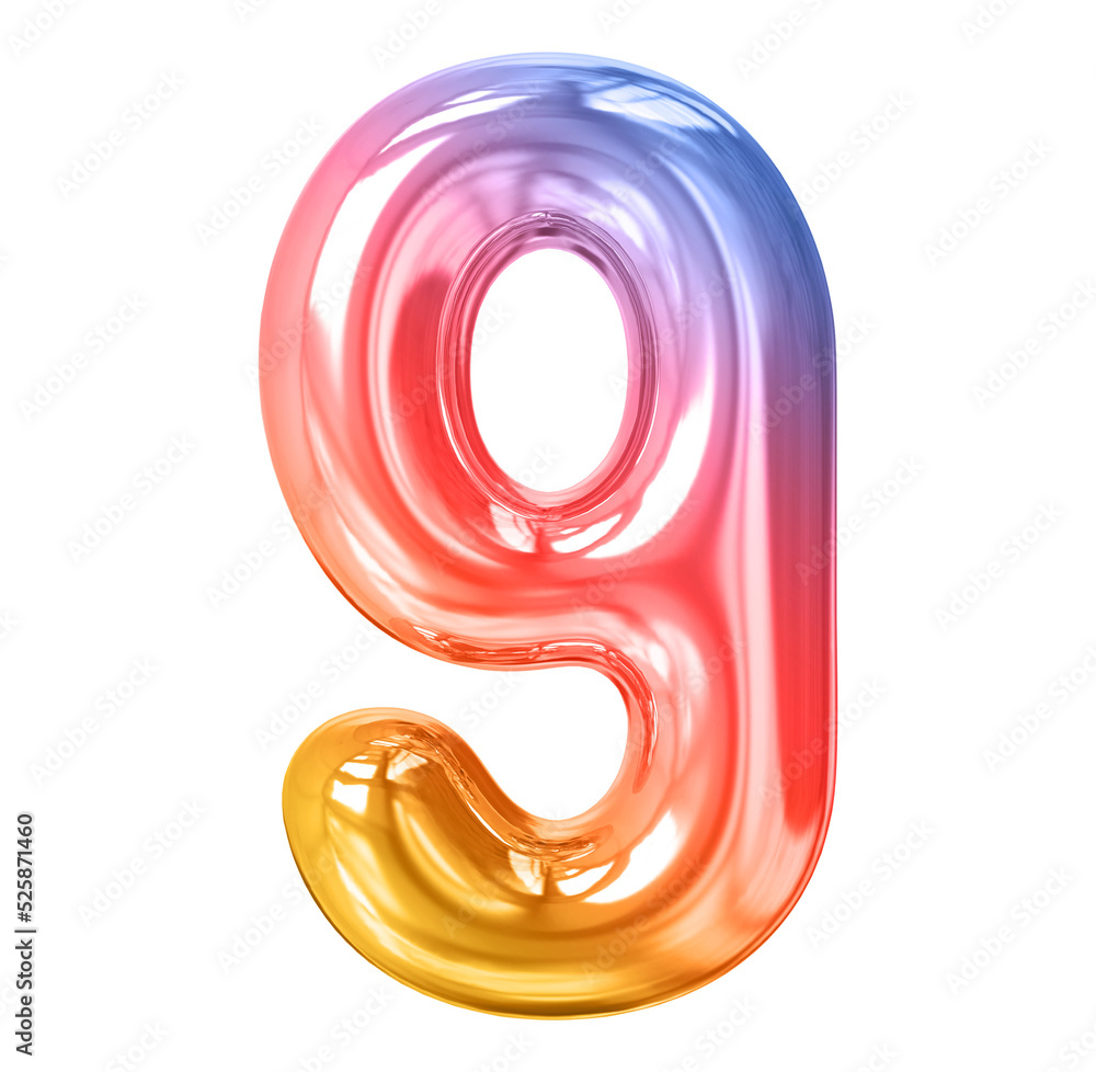 Gradient number 9 3d Gradient number 9 3d