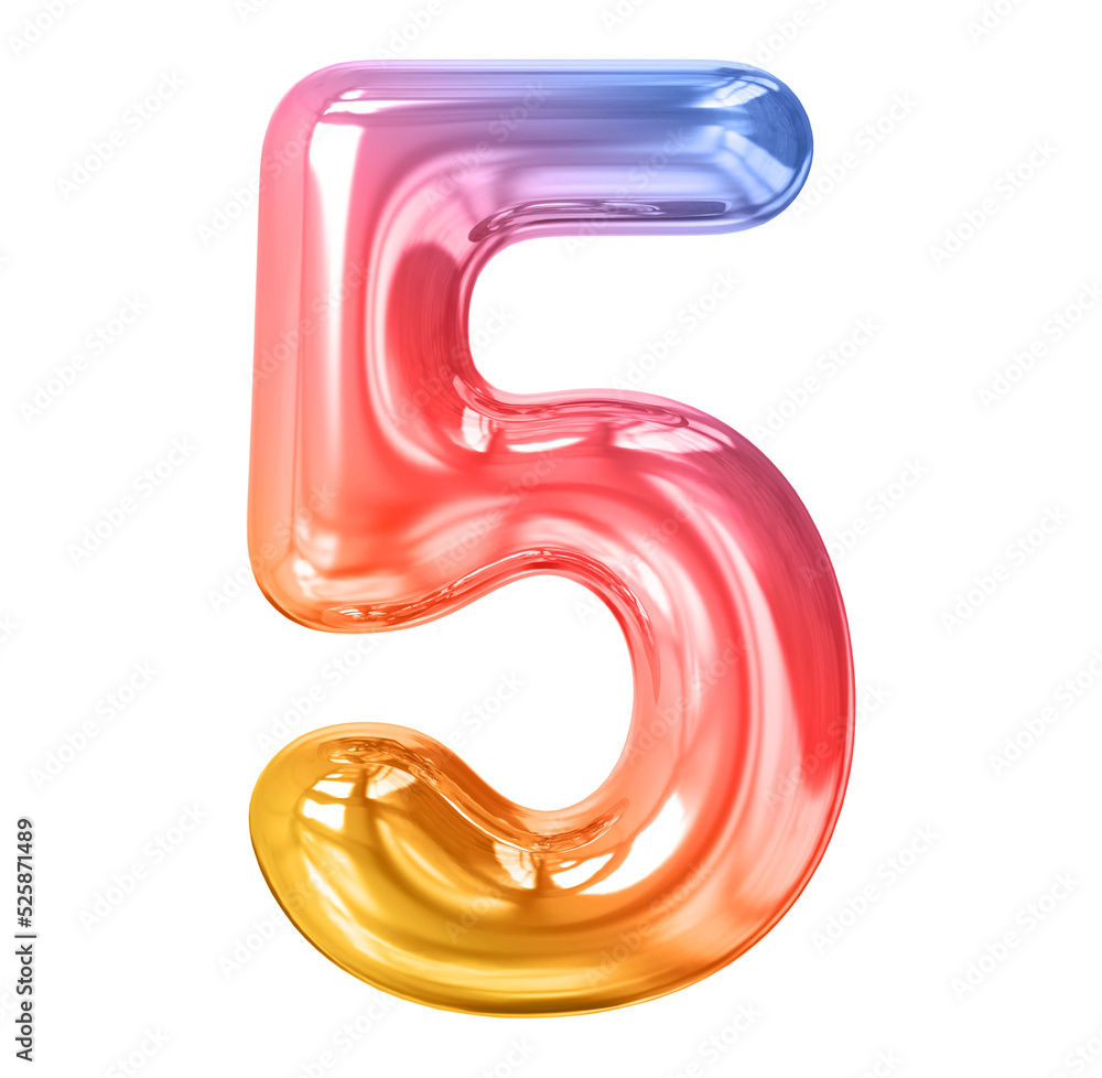 Gradient number 5 3d