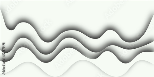 Abstract gray and white paper cut shapes background. You can use template, banner, poster, brochure, book cover, booklet design.