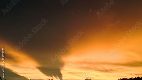 fire in the sky
