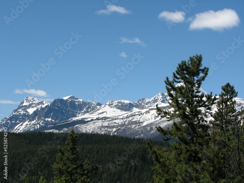 Rocky Mountains view in Jasper National Park