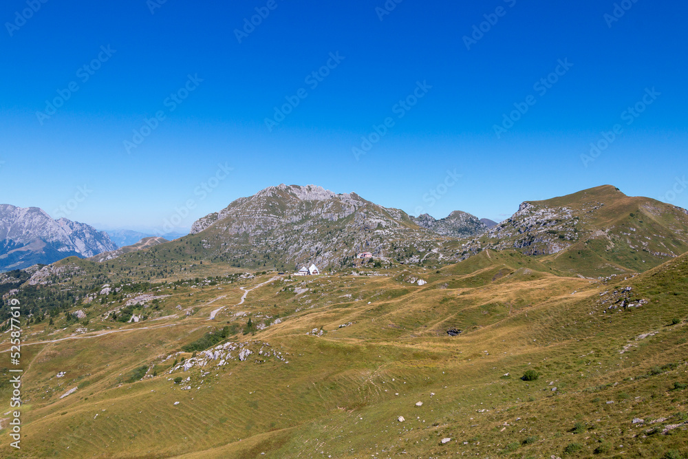 Fototapeta premium panorama on the mountain peaks